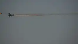 Pair of Biplanes Over Long Beach